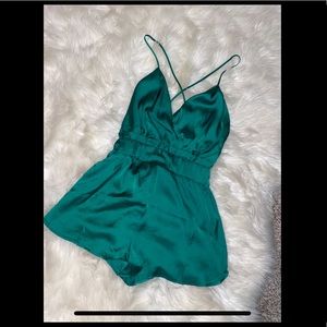 Cute green romper
